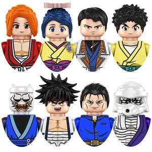 Rurouni Kenshin Japanese Anime Figures Set of 8